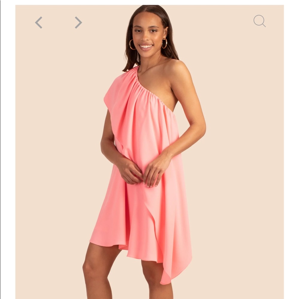 COPY - NWT Trina Turk Satisfied Dress One-shoulder